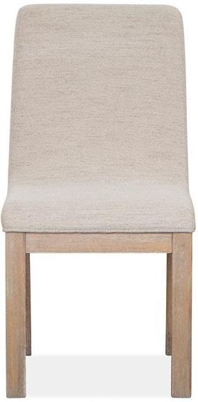 Magnussen Furniture Ainsley Upholstered Host Side Chair in Cerused Khaki (Set of 2) image