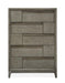 Magnussen Furniture Atelier Drawer Chest in Nouveau Grey, Palladium Metal image