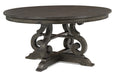 Magnussen Furniture Bellamy 60" Round Dining Table in Peppercorn image