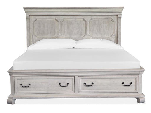 Magnussen Furniture Bronwyn Queen Panel Storage Bed in Alabaster image
