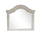 Magnussen Furniture Bronwyn Shaped Mirror in Alabaster image