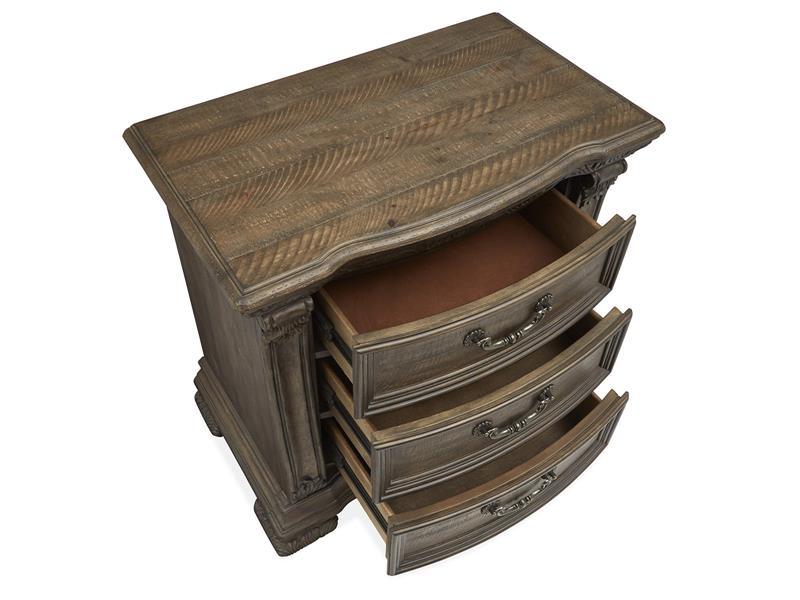 Magnussen Furniture Durango Drawer Nightstand in Willadeene Brown