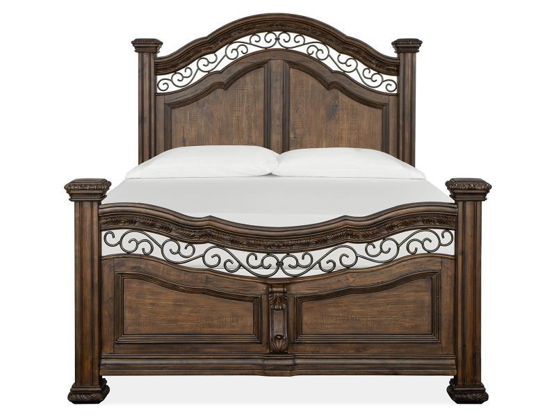 Magnussen Furniture Durango Queen Panel Bed in Willadeene Brown