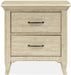 Magnussen Furniture Harlow 2 Drawer Nightstand in Weathered Bisque image