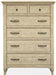Magnussen Furniture Harlow 6 Drawer Chest in Weathered Bisque image