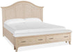 Magnussen Furniture Harlow Queen Storage Bed in Weathered Bisque image