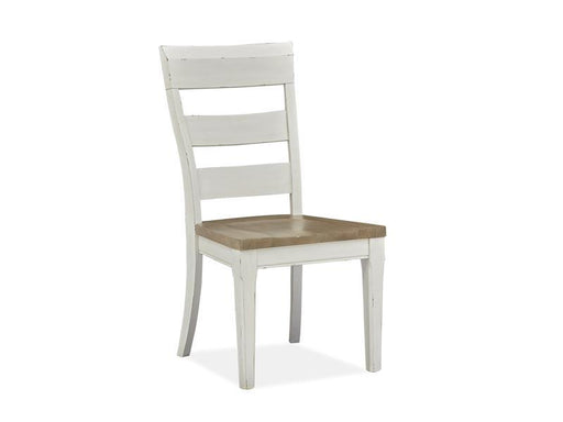 Magnussen Furniture Hutcheson Dining Side Chair (Set of 2) in Berkshire Beige and Homestead White image