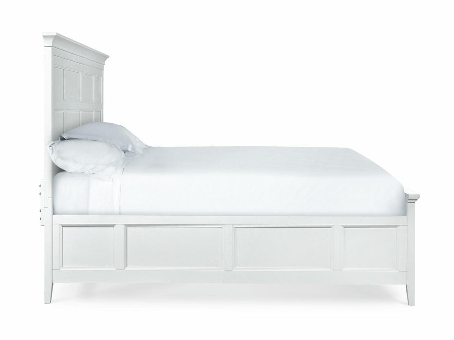 Magnussen Furniture Kentwood King Panel Bed in White