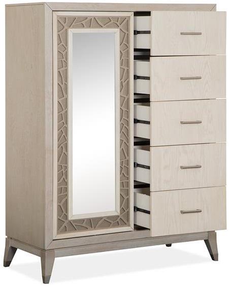 Magnussen Furniture Lenox Door Chest in Acadia White