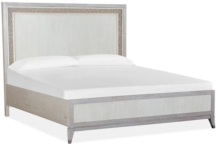 Magnussen Furniture Lenox King Panel Bed in Acadia White
