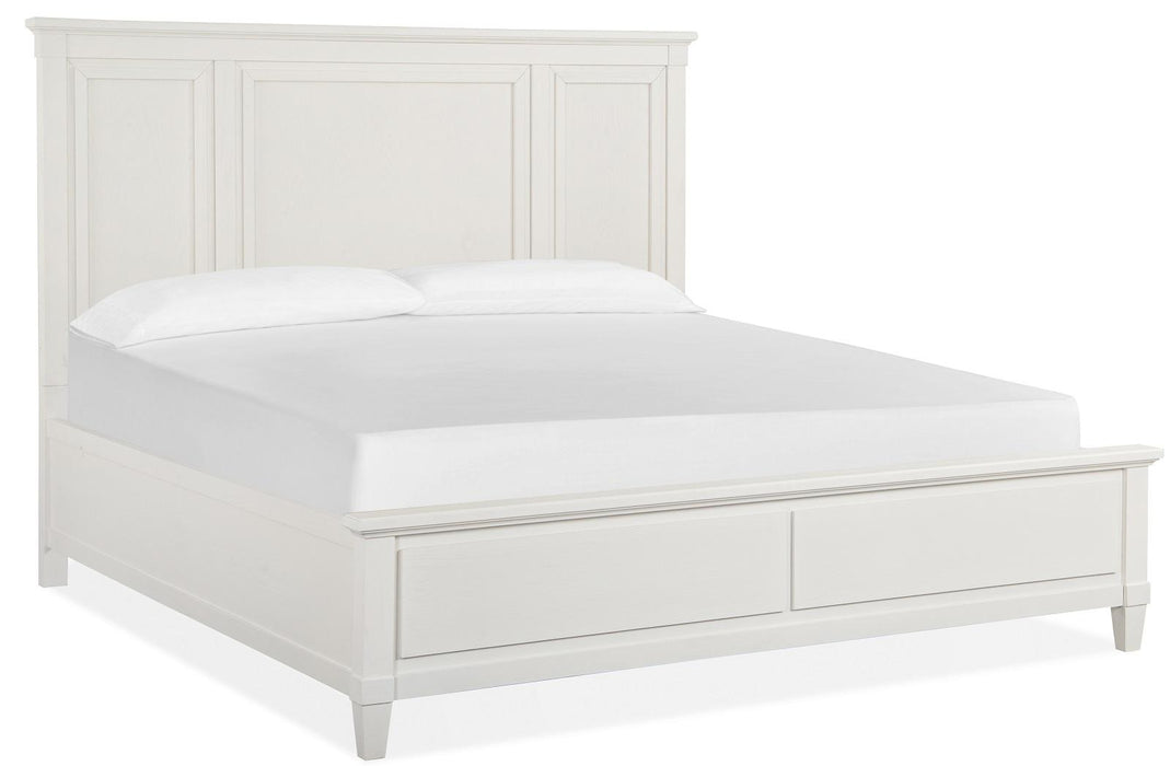 Magnussen Furniture Lola Bay California King Panel Bed in Seagull White B5003-74