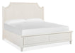 Magnussen Furniture Lola Bay Queen Arched Wooden Bed in Seagull White image