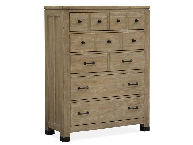 Magnussen Furniture Madison Heights Drawer Chest in Weathered Fawn image