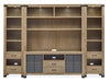 Magnussen Furniture Madison Heights Entertainment Wall in Weathered Fawn image