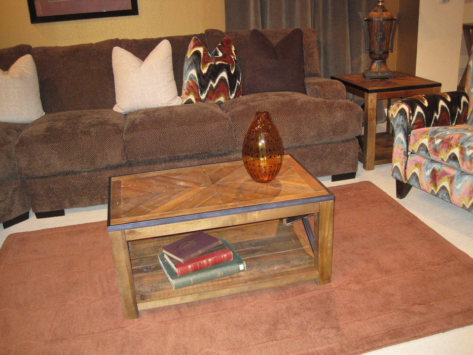 Magnussen Furniture Penderton Rectangular End Table in Natural Sienna