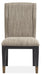Magnussen Furniture Ryker Upholstered Host Side Chair in Nocturn Black (Set of 2) image