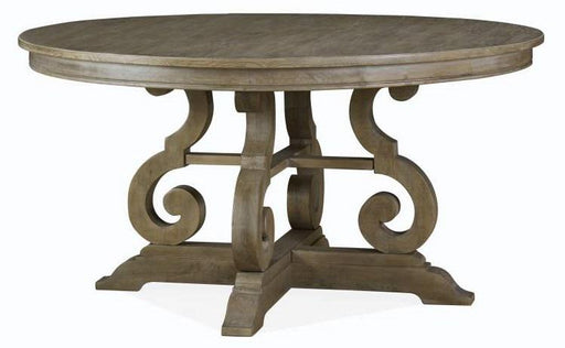 Magnussen Furniture Tinley Park 60" Round Dining Table in Dove Tail Grey image