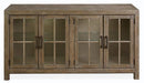 Magnussen Furniture Tinley Park Buffet Curio Cabinet in Dove Tail Grey image