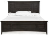 Magnussen Furniture Westley Falls King Panel Bed with Regular Rails in Graphite image