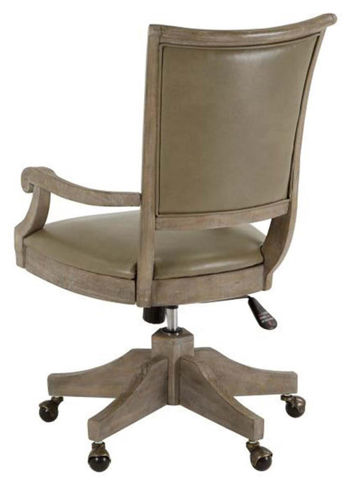 Magnussen Lancaster Fully Upholstered Swivel Chair in Dove Tail Grey