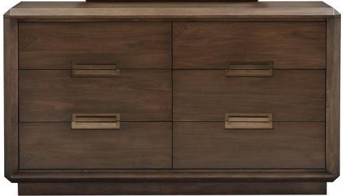 Magnussen Furniture Nouvel 6 Drawer Double Dresser in Russet image