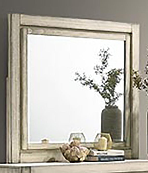 New Classic Furniture Ashland Mirror in Rustic White