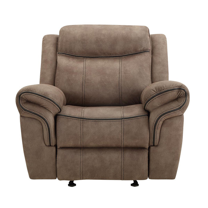 New Classic Furniture Harley Glider Recliner in Light Brown
