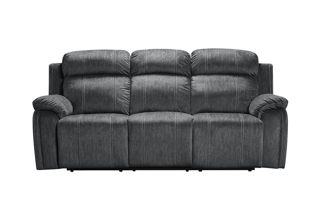 New Classic Furniture Tango Dual Recliner Sofa in Shadow