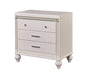 New Classic Furniture Valentino 3 Drawer Nightstand in White image