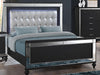 New Classic Furniture Valentino California King Lighted Panel Bed in Black image