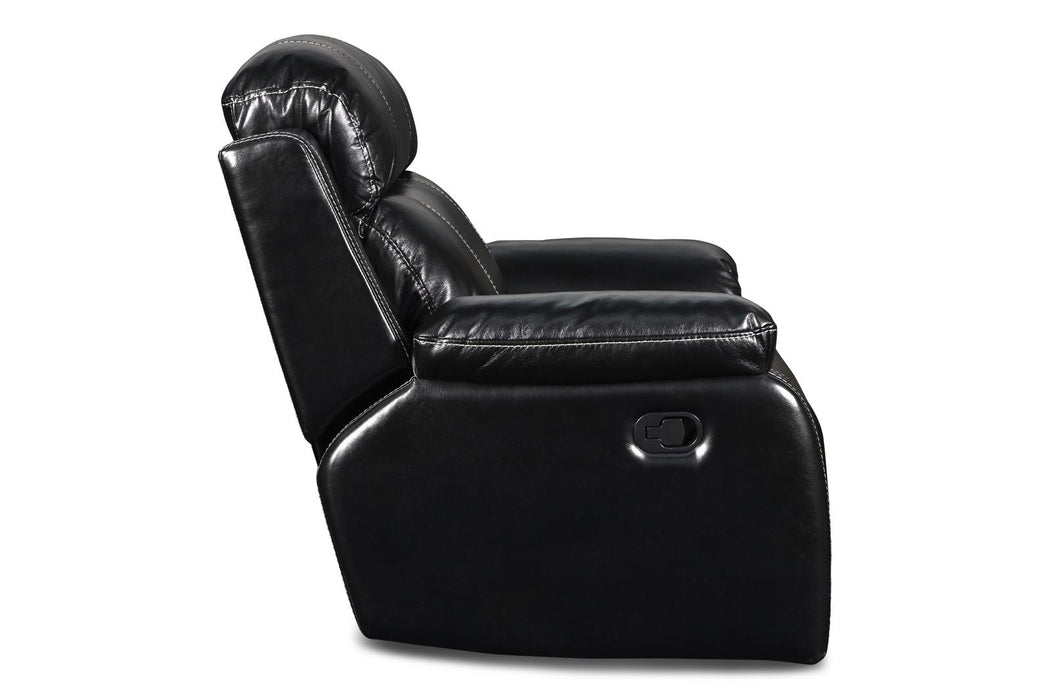 New Classic Fusion Swivel Glider Recliner with Power Foot Rest in Ebony