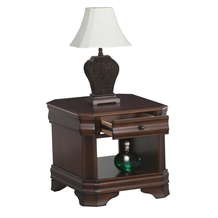 New Classic Sheridan End Table in Burnished Cherry