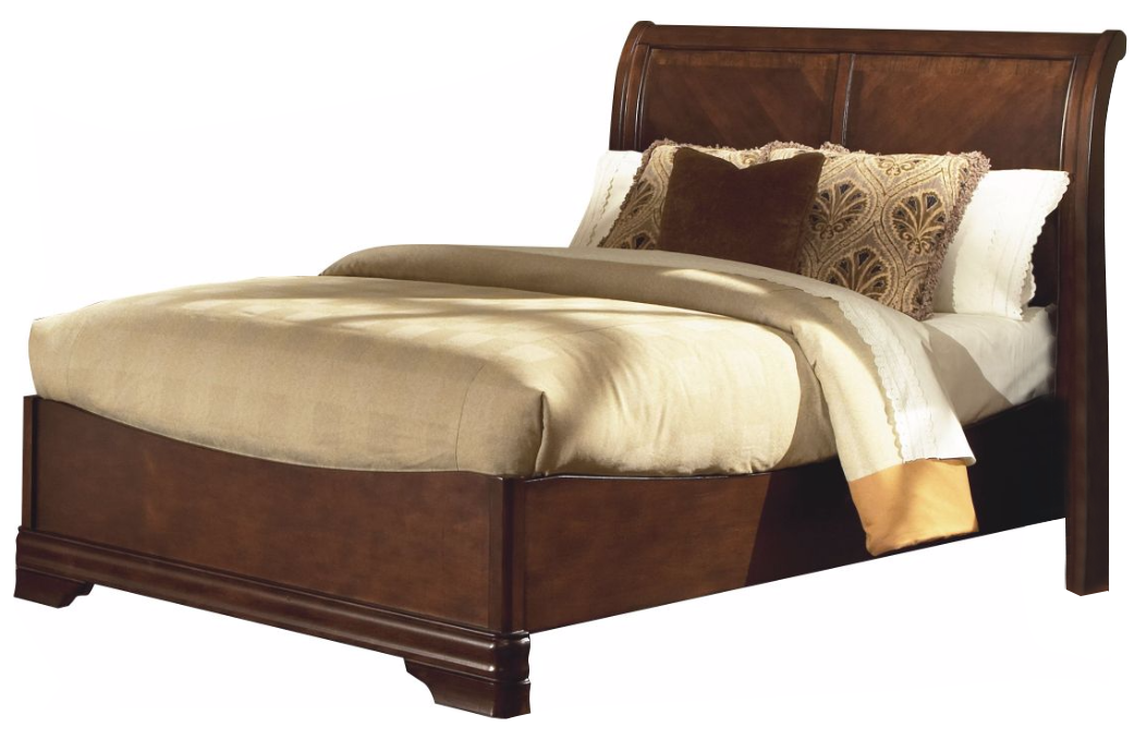 New Classic Sheridan Eastern King Sleigh Bed in Burnished Cherry