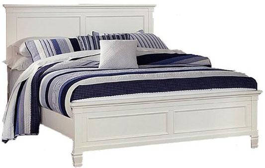 New Classic Tamarack Queen Panel Bed in White