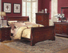 New Classic Versaille California King Sleigh Bed in Bordeaux image